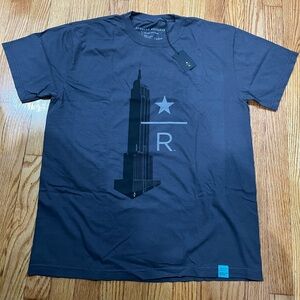 Starbucks Reserve New York Empire State Building Gray T-Shirt